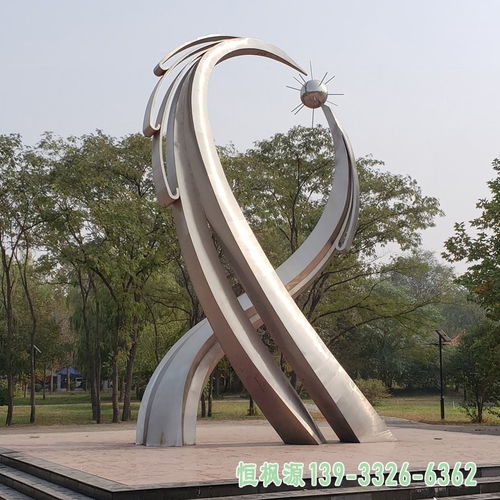 公园不锈钢镂空创意雕塑 南京金属创意雕塑雕塑订制